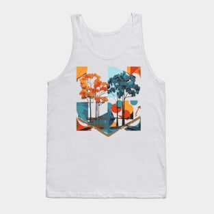 Pastel Still Life Elegance Tank Top